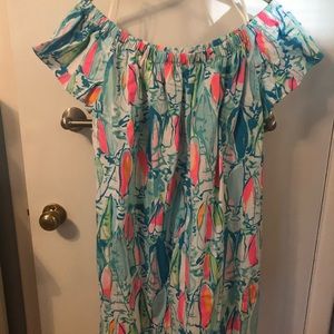 Off the shoulder lily dress